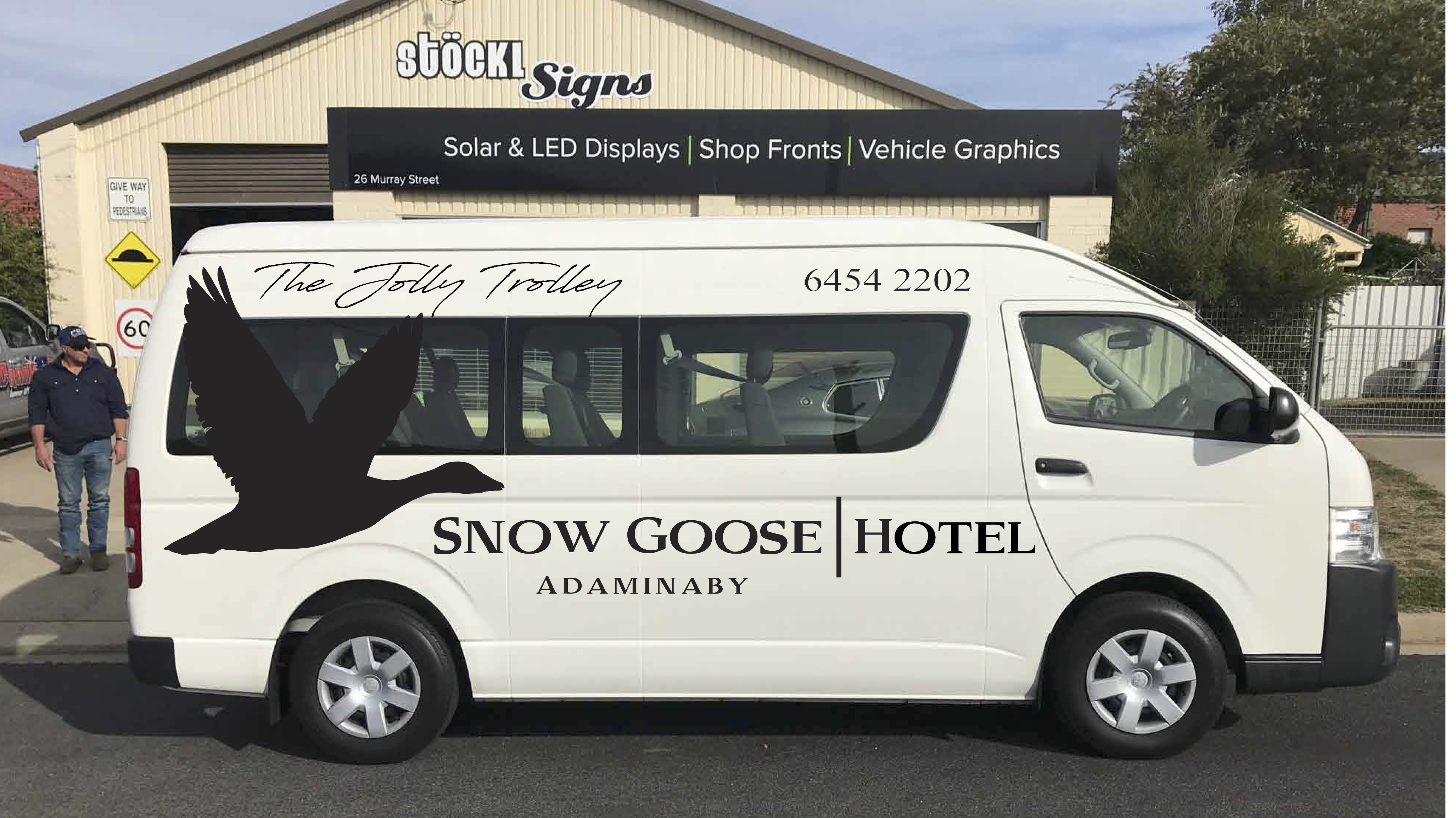 Snowgoose Hotel Van DRIVERS SIDE copy